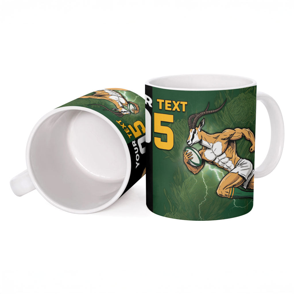 Custom South Africa And New Zealand Ceramic Mug Springboks And Kiwis Rugby Rivalry