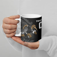 Custom South Africa And New Zealand Ceramic Mug Springboks And Kiwis Rugby Rivalry