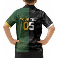 Custom South Africa And New Zealand Hawaiian Shirt Springboks And Kiwis Rugby Rivalry