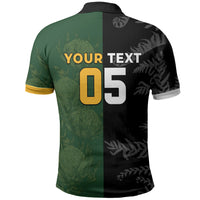 Custom South Africa And New Zealand Polo Shirt Springboks And Kiwis Rugby Rivalry