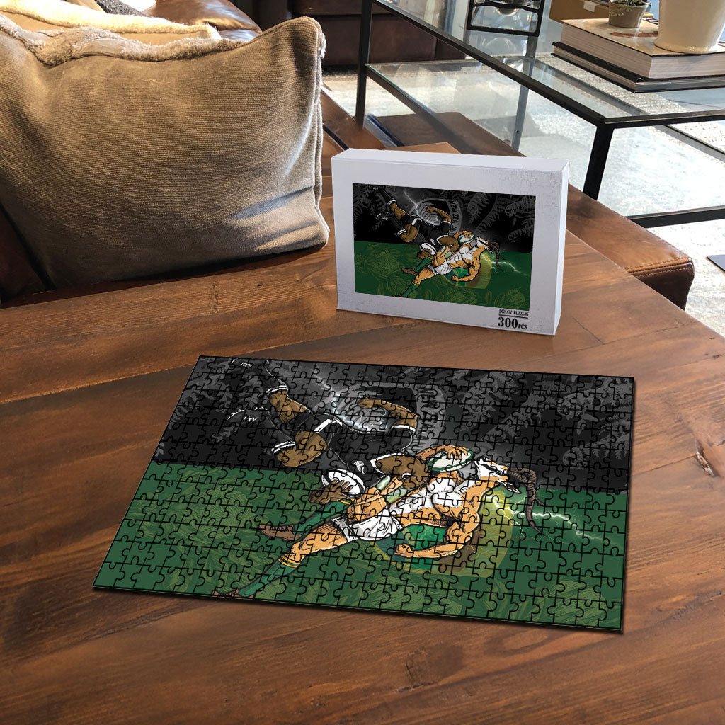 South Africa And New Zealand Puzzle Springboks And Kiwis Rugby Rivalry