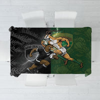 South Africa And New Zealand Tablecloth Springboks And Kiwis Rugby Rivalry
