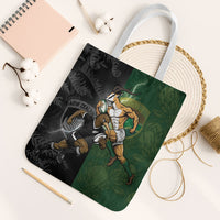 South Africa And New Zealand Tote Bag Springboks And Kiwis Rugby Rivalry
