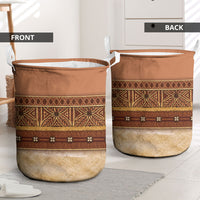 Polynesian Princess Inspired Cosplay Costume Laundry Basket Traditional Tapa Pattern