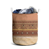 Polynesian Princess Inspired Cosplay Costume Laundry Basket Traditional Tapa Pattern