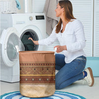 Polynesian Princess Inspired Cosplay Costume Laundry Basket Traditional Tapa Pattern
