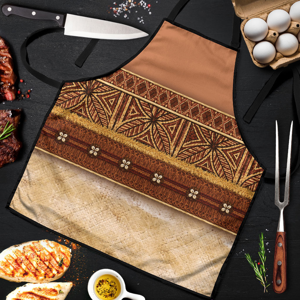 Polynesian Princess Inspired Cosplay Costume Apron Traditional Tapa Pattern