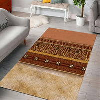 Polynesian Princess Inspired Cosplay Costume Area Rug Traditional Tapa Pattern