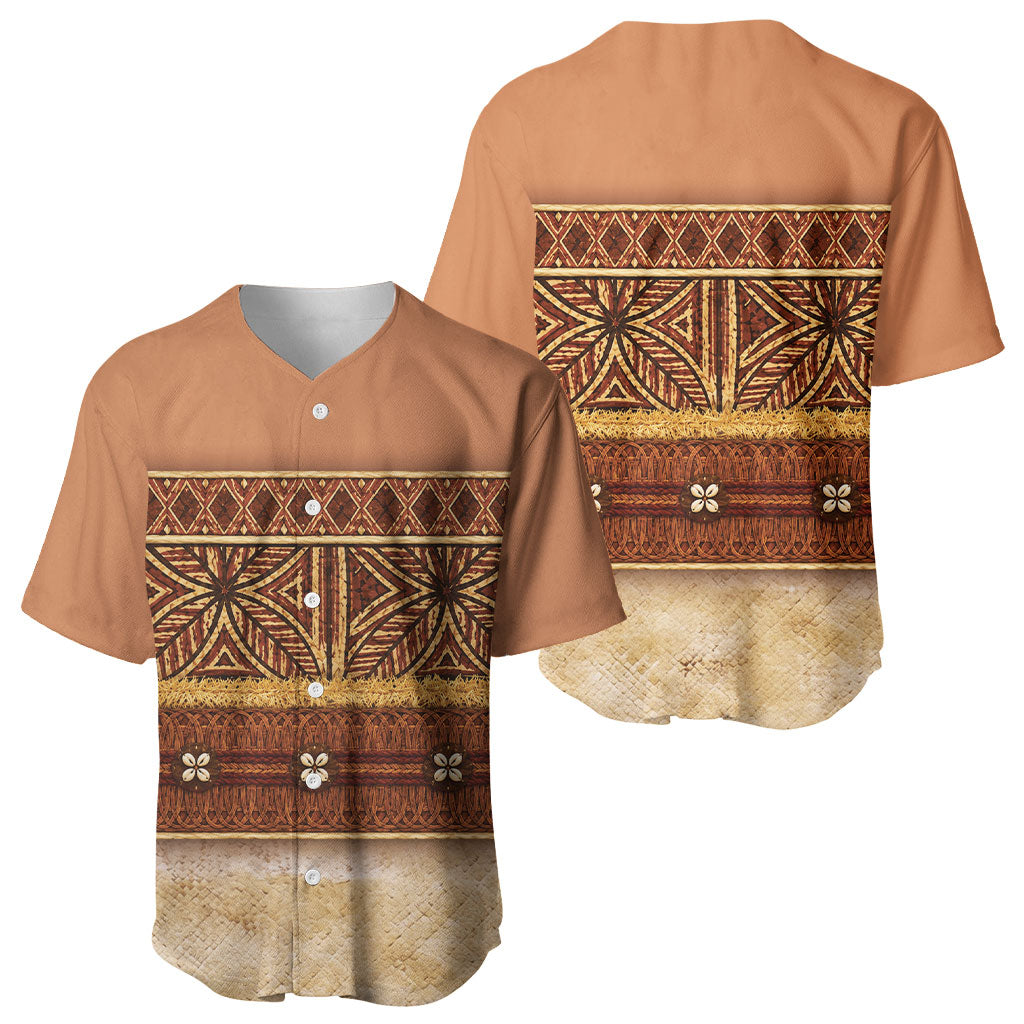 Polynesian Princess Inspired Cosplay Costume Baseball Jersey Traditional Tapa Pattern
