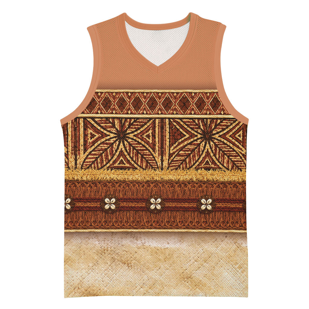 Polynesian Princess Inspired Cosplay Costume Basketball Jersey Traditional Tapa Pattern