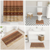 Polynesian Princess Inspired Cosplay Costume Bathroom Set Traditional Tapa Pattern