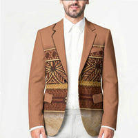 Polynesian Princess Inspired Cosplay Costume Blazer Traditional Tapa Pattern