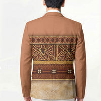 Polynesian Princess Inspired Cosplay Costume Blazer Traditional Tapa Pattern