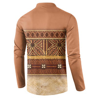 Polynesian Princess Inspired Cosplay Costume Button Sweatshirt Traditional Tapa Pattern