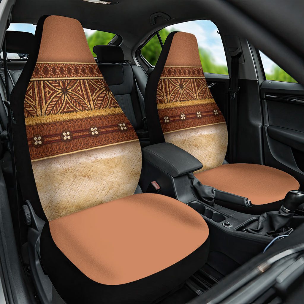 Polynesian Princess Inspired Cosplay Costume Car Seat Cover Traditional Tapa Pattern