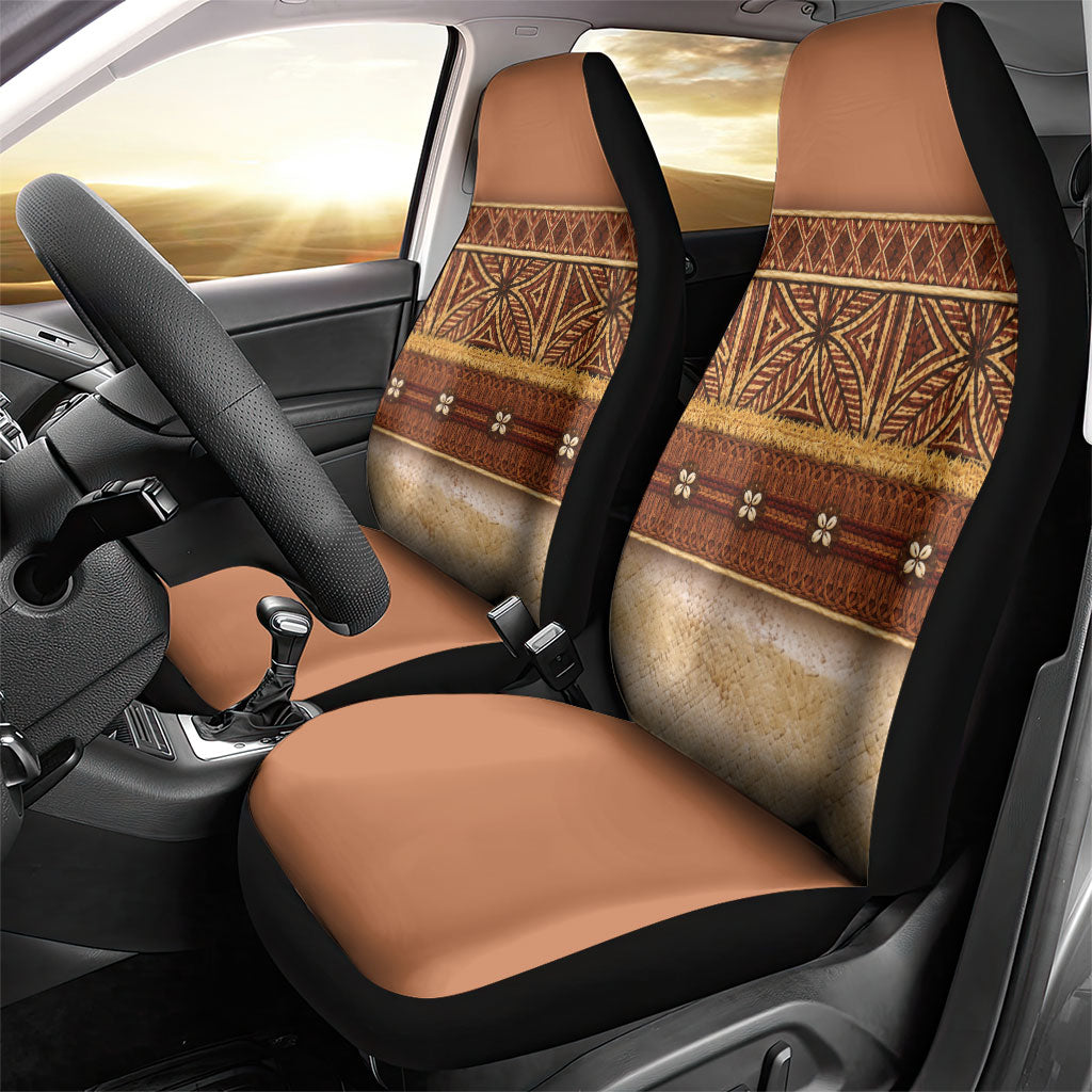 Polynesian Princess Inspired Cosplay Costume Car Seat Cover Traditional Tapa Pattern