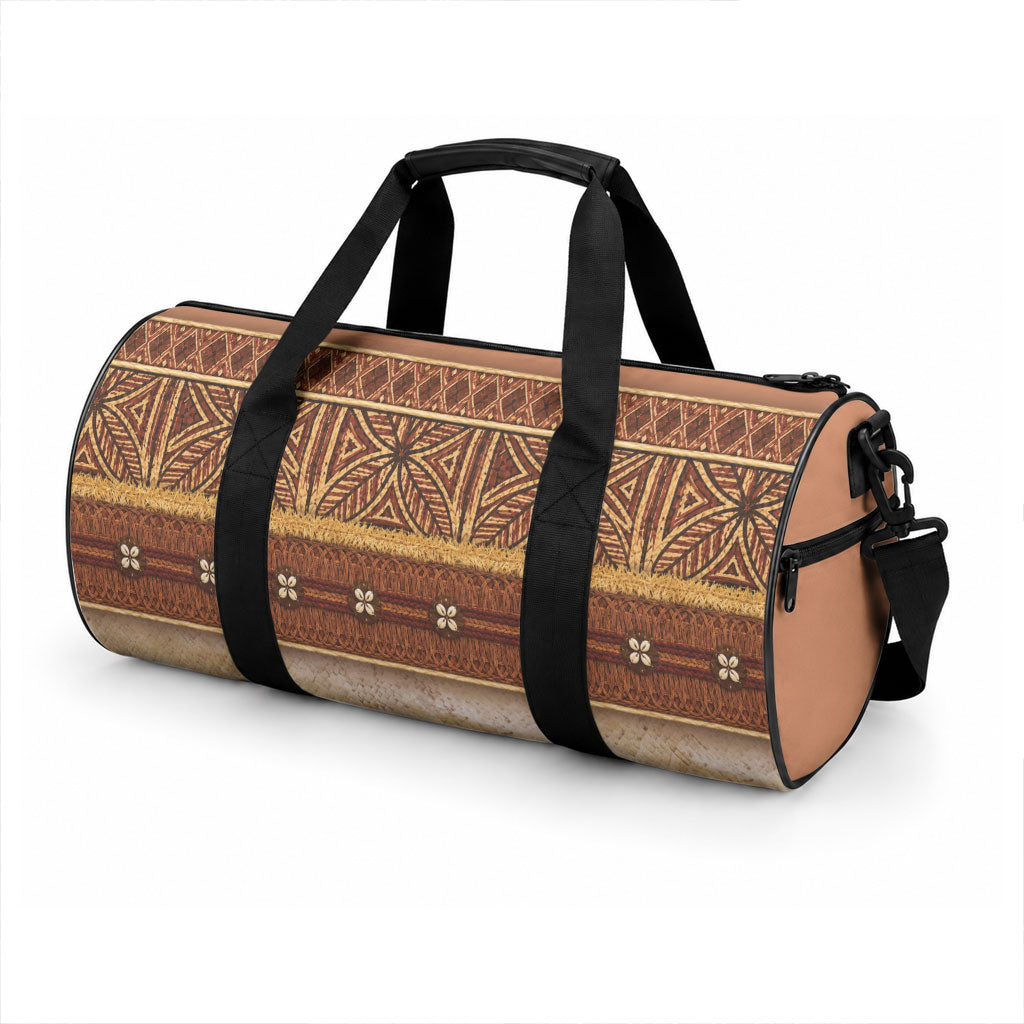 Polynesian Princess Inspired Cosplay Costume Duffle Bag Traditional Tapa Pattern