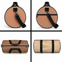 Polynesian Princess Inspired Cosplay Costume Duffle Bag Traditional Tapa Pattern