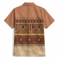 Polynesian Princess Inspired Cosplay Costume Hawaiian Shirt Traditional Tapa Pattern