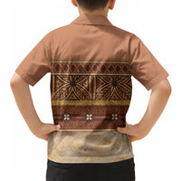 Polynesian Princess Inspired Cosplay Costume Hawaiian Shirt Traditional Tapa Pattern