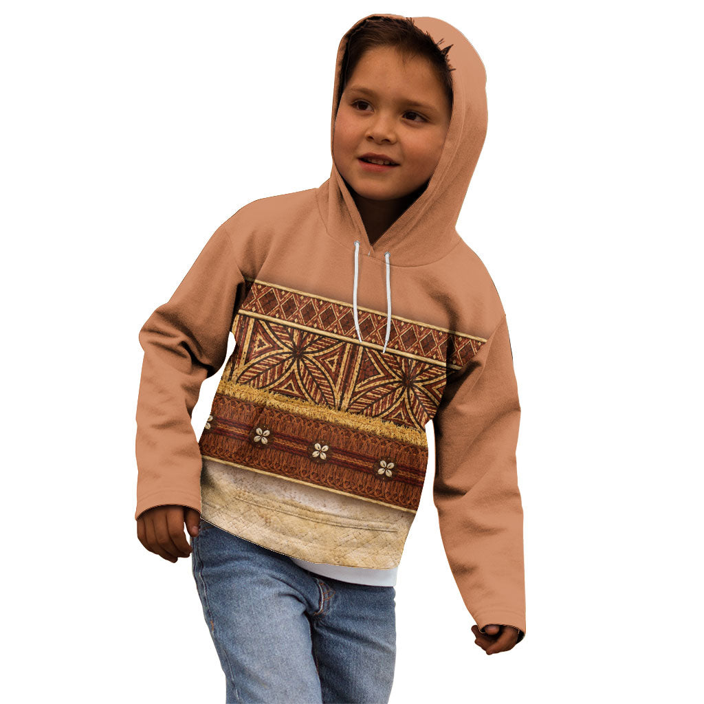 Polynesian Princess Inspired Cosplay Costume Kid Hoodie Traditional Tapa Pattern