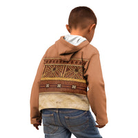 Polynesian Princess Inspired Cosplay Costume Kid Hoodie Traditional Tapa Pattern