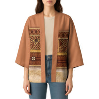 Polynesian Princess Inspired Cosplay Costume Kimono Traditional Tapa Pattern