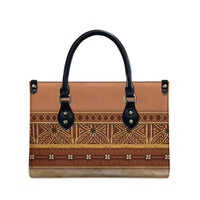 Polynesian Princess Inspired Cosplay Costume Leather Bag Traditional Tapa Pattern