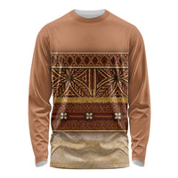 Polynesian Princess Inspired Cosplay Costume Long Sleeve Shirt Traditional Tapa Pattern