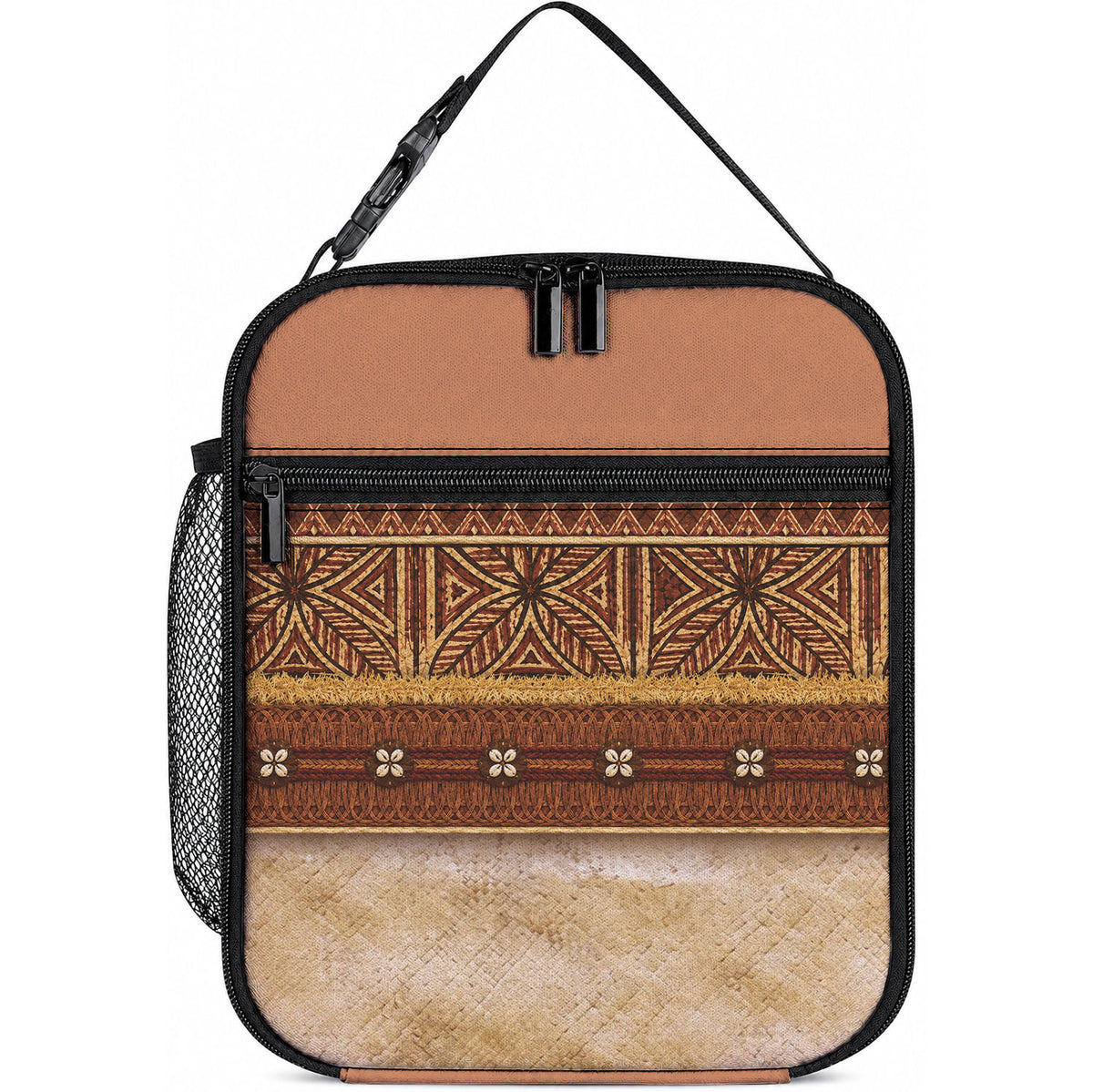 Polynesian Princess Inspired Cosplay Costume Lunch Bag Traditional Tapa Pattern