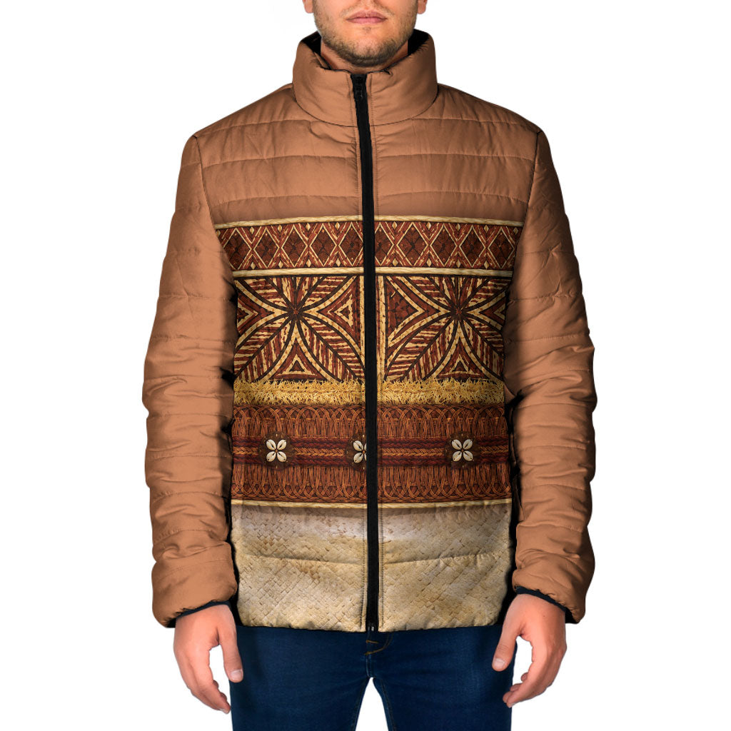 Polynesian Princess Inspired Cosplay Costume Padded Jacket Traditional Tapa Pattern
