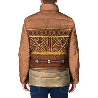 Polynesian Princess Inspired Cosplay Costume Padded Jacket Traditional Tapa Pattern