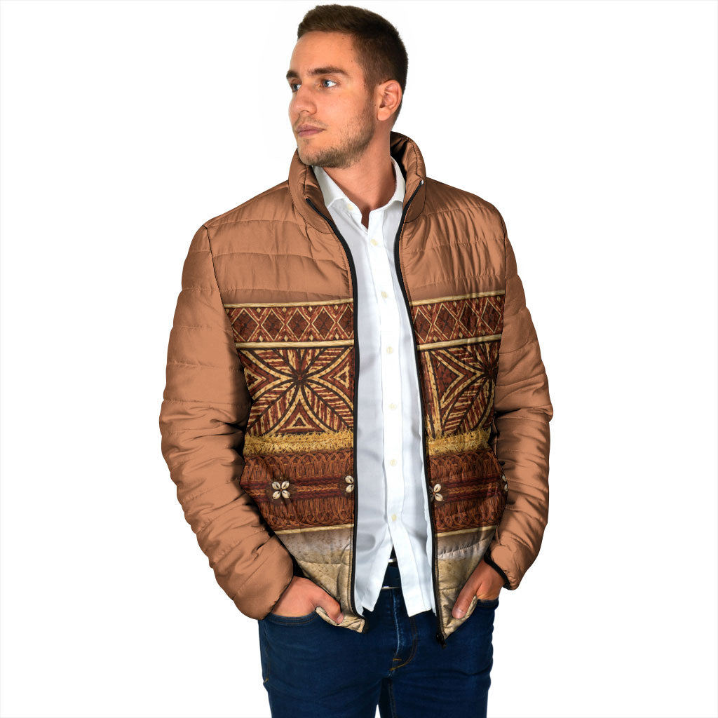 Polynesian Princess Inspired Cosplay Costume Padded Jacket Traditional Tapa Pattern