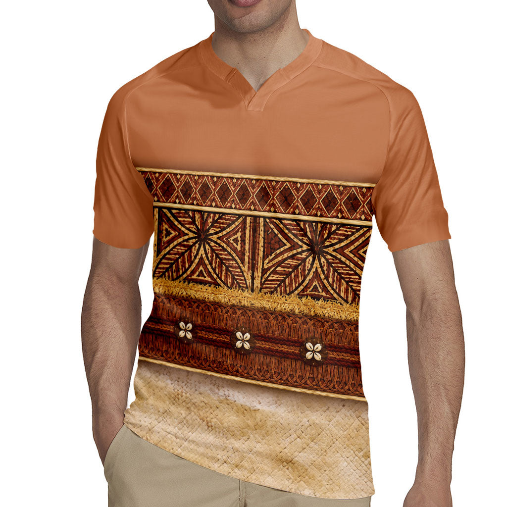 Polynesian Princess Inspired Cosplay Costume Rugby Jersey Traditional Tapa Pattern