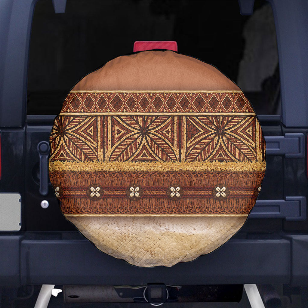 Polynesian Princess Inspired Cosplay Costume Spare Tire Cover Traditional Tapa Pattern
