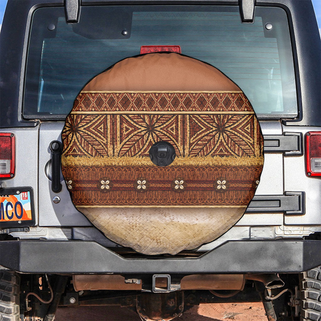 Polynesian Princess Inspired Cosplay Costume Spare Tire Cover Traditional Tapa Pattern