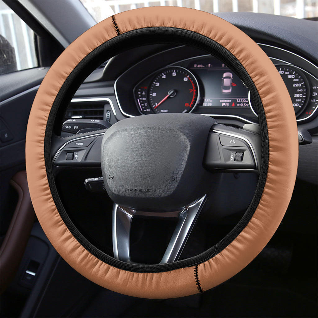 Polynesian Princess Inspired Cosplay Costume Steering Wheel Cover Traditional Tapa Pattern