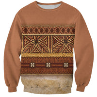 Polynesian Princess Inspired Cosplay Costume Sweatshirt Traditional Tapa Pattern