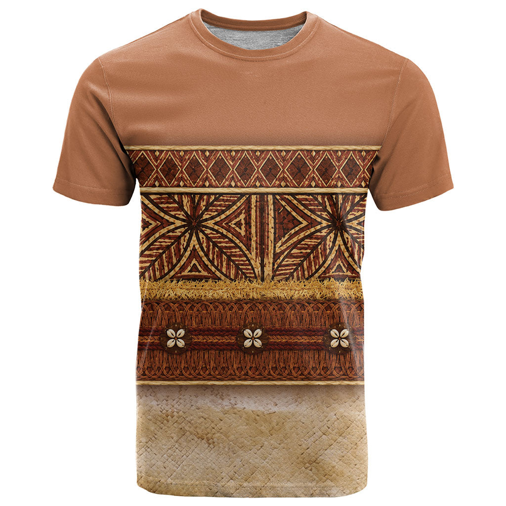 Polynesian Princess Inspired Cosplay Costume T Shirt Traditional Tapa Pattern