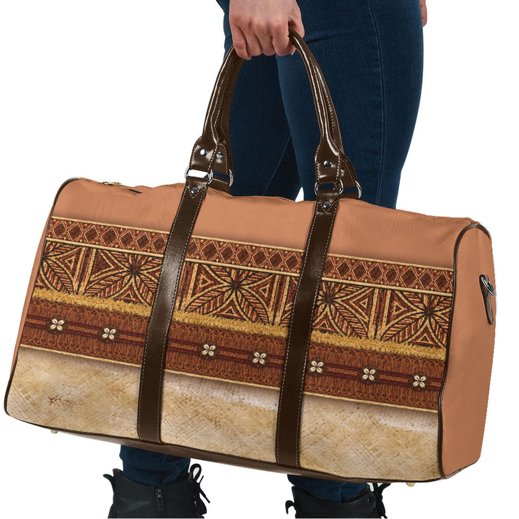 Polynesian Princess Inspired Cosplay Costume Travel Bag Traditional Tapa Pattern