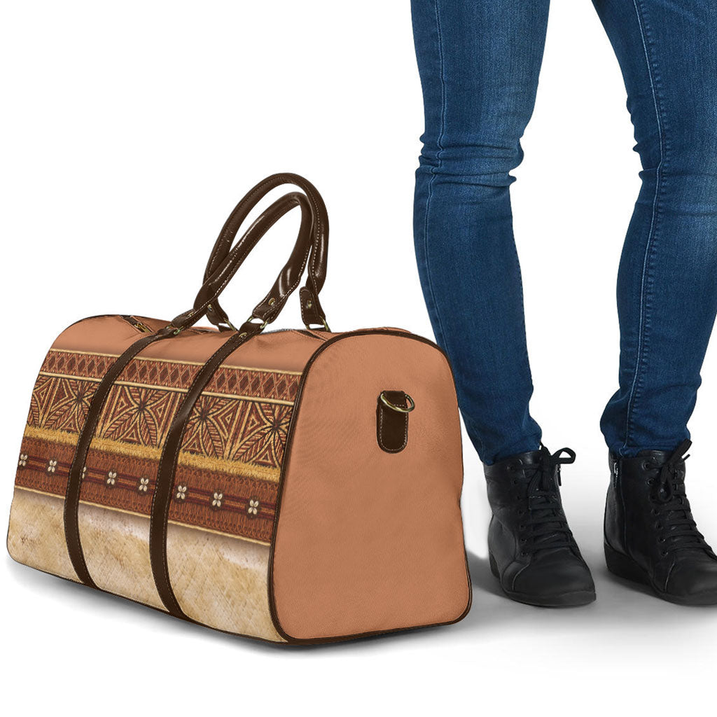 Polynesian Princess Inspired Cosplay Costume Travel Bag Traditional Tapa Pattern