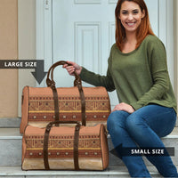 Polynesian Princess Inspired Cosplay Costume Travel Bag Traditional Tapa Pattern