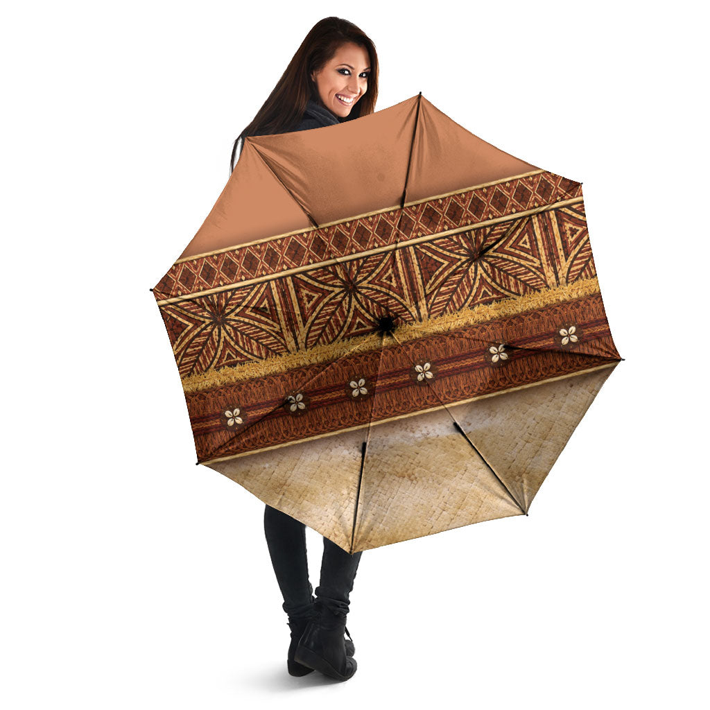 Polynesian Princess Inspired Cosplay Costume Umbrella Traditional Tapa Pattern