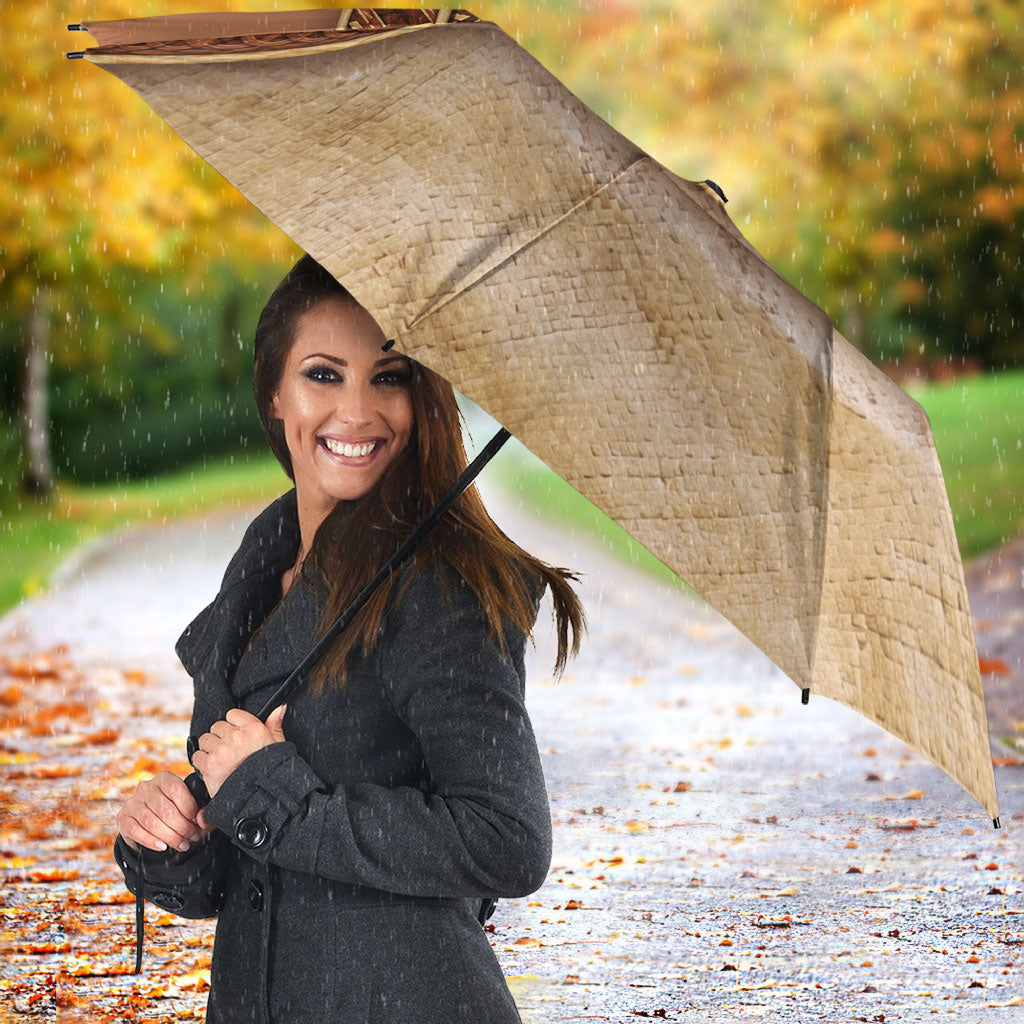 Polynesian Princess Inspired Cosplay Costume Umbrella Traditional Tapa Pattern