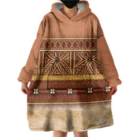 Polynesian Princess Inspired Cosplay Costume Wearable Blanket Hoodie Traditional Tapa Pattern