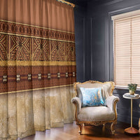 Polynesian Princess Inspired Cosplay Costume Window Curtain Traditional Tapa Pattern