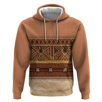 Polynesian Princess Inspired Cosplay Costume Zip Hoodie Traditional Tapa Pattern