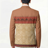 Island Elder Inspired Costume Blazer Polynesian Tribal Pattern