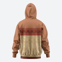 Island Elder Inspired Costume Hoodie Polynesian Tribal Pattern