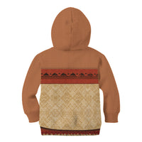 Island Elder Inspired Costume Kid Hoodie Polynesian Tribal Pattern